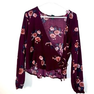Wild Fable - Women’s Large - Front Wrap Crop Top